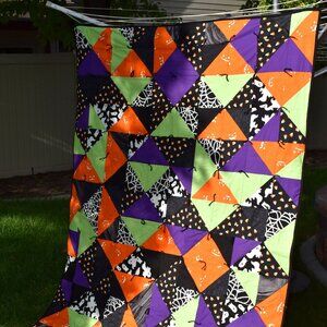 Glow in the dark Halloween Quilt